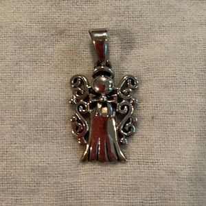 Sterling Silver angel pendant